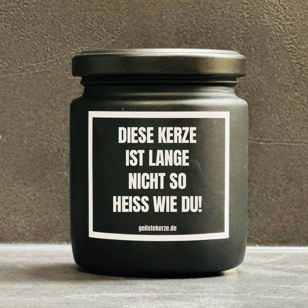 Duftkerze | DIESE KERZE IST LANGE NICHT SO HEISS WIE DU!