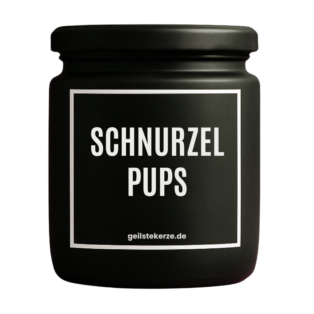 Duftkerze mit Spruch von geilstekerze ist der neue Geschenketrend. Diese witzige Kerze Vegane Bio-Kerze mit Spruch – SCHNURZELPUPS brennt mega lange sagenhafte 80 Stunde, hochwertige ätherische Öle schaffen beste Duftverteilung. Mit 1400 lustigen Sprüchen perfekt zum Verschenken. Handgemacht in Deutschland von geilstekerze.de -Die beste Duftkerze die du kaufen kannst.