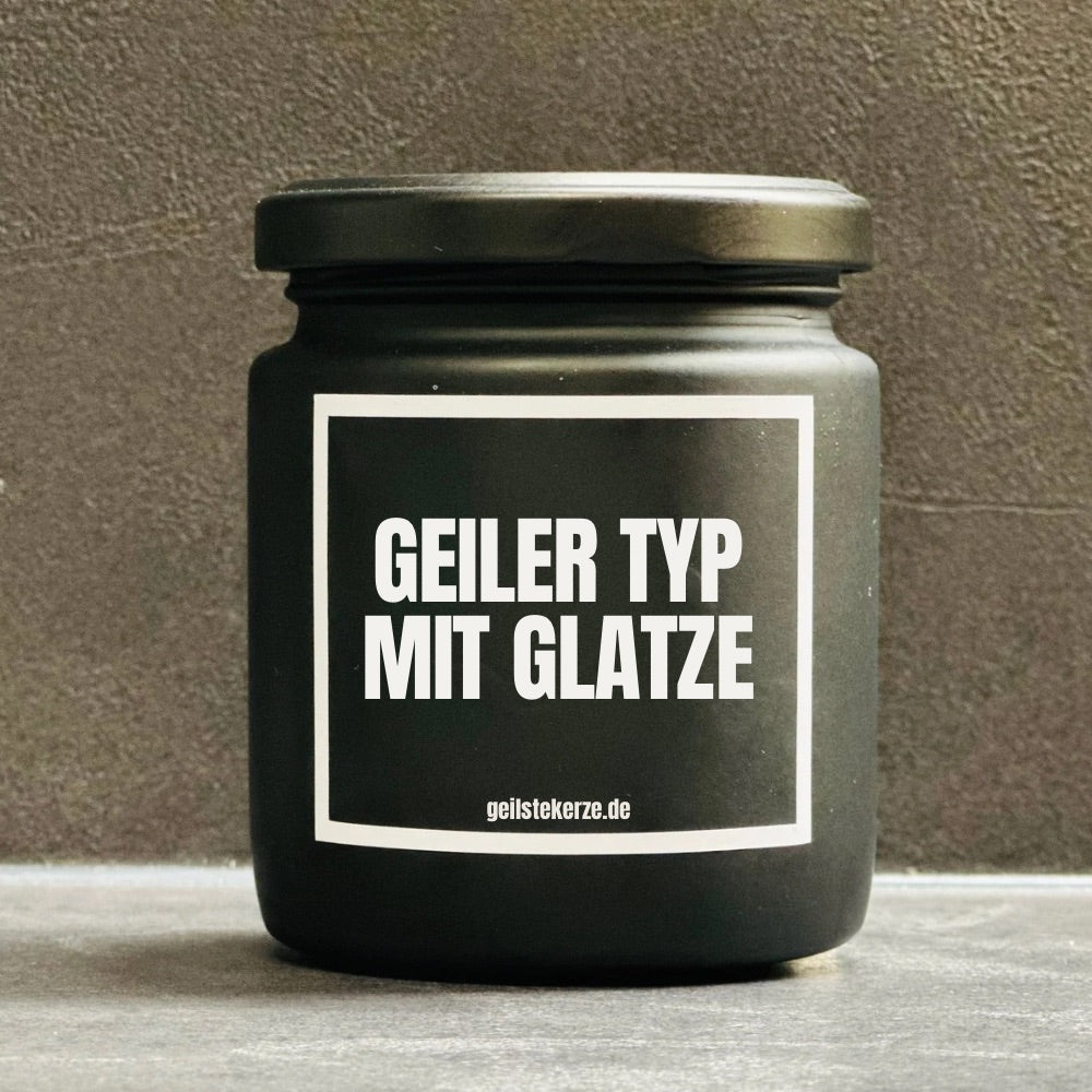 Duftkerze | GEILER TYP MIT GLATZE