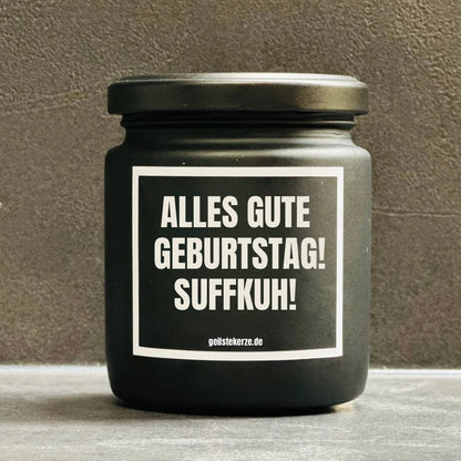 Duftkerze | ALLES GUTE ZUM GEBURTSTAG! SUFFKUH!