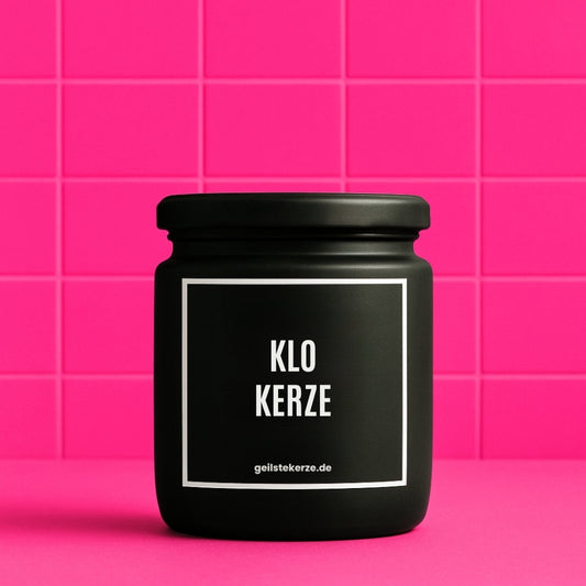 Erste von künstlicher Intelligenz kreierte Vegane Bio-Kerze mit Spruch – KLOKERZE Mega lange Brenndauer von 80 Stunde, hochwertige ätherische Öle schaffen beste Duftverteilung. Mit 1400 lustigen Sprüchen perfekt zum Verschenken. Handgemacht in Deutschland von geilstekerze.de -Die beste Duftkerze die du kaufen kannst.