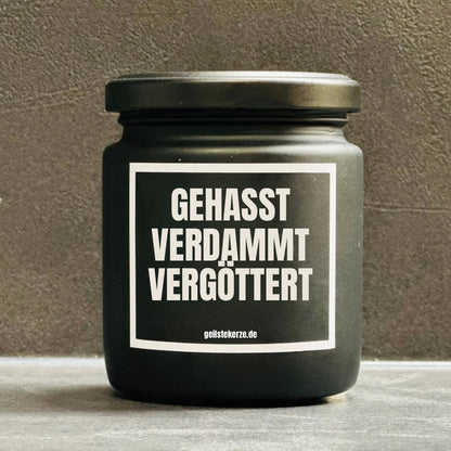 Duftkerze | BO! GEHASST VERDAMMT VERGÖTTERT