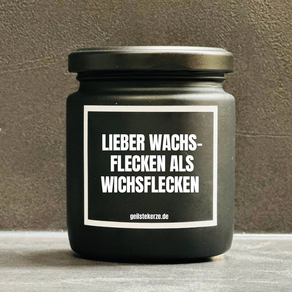 Duftkerze | LIEBER WACHS- ALS WICHSFLECKEN.