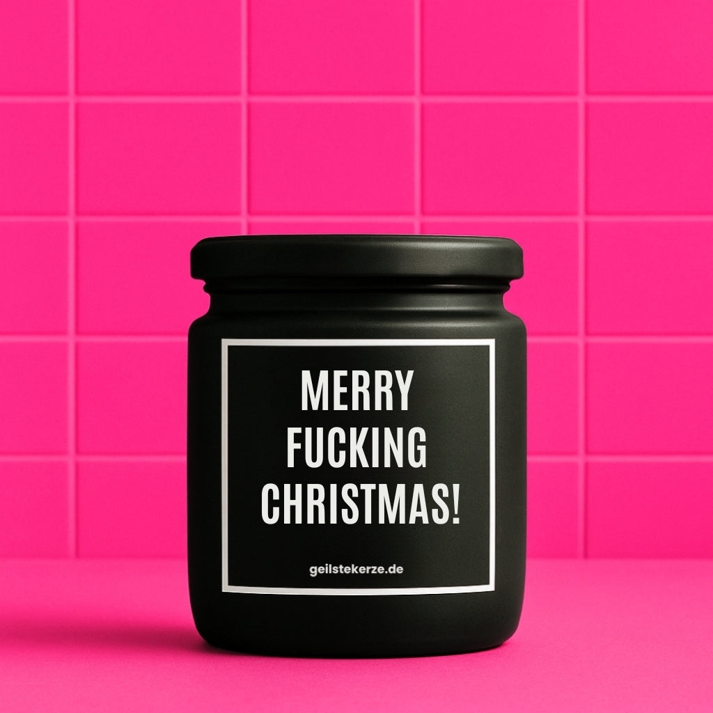 Erste von künstlicher Intelligenz kreierte Vegane Bio-Kerze mit Spruch – MERRY FUCKING CHRISTMAS! Mega lange Brenndauer von 80 Stunde, hochwertige ätherische Öle schaffen beste Duftverteilung. Mit 1400 lustigen Sprüchen perfekt zum Verschenken. Handgemacht in Deutschland von geilstekerze.de -Die beste Duftkerze die du kaufen kannst.