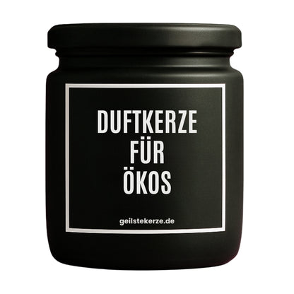 Erste von künstlicher Intelligenz kreierte Vegane Bio-Kerze mit Spruch – DUFTKERZE FÜR ÖKOS Mega lange Brenndauer von 80 Stunde, hochwertige ätherische Öle schaffen beste Duftverteilung. Mit 1400 lustigen Sprüchen perfekt zum Verschenken. Handgemacht in Deutschland von geilstekerze.de -Die beste Duftkerze die du kaufen kannst.