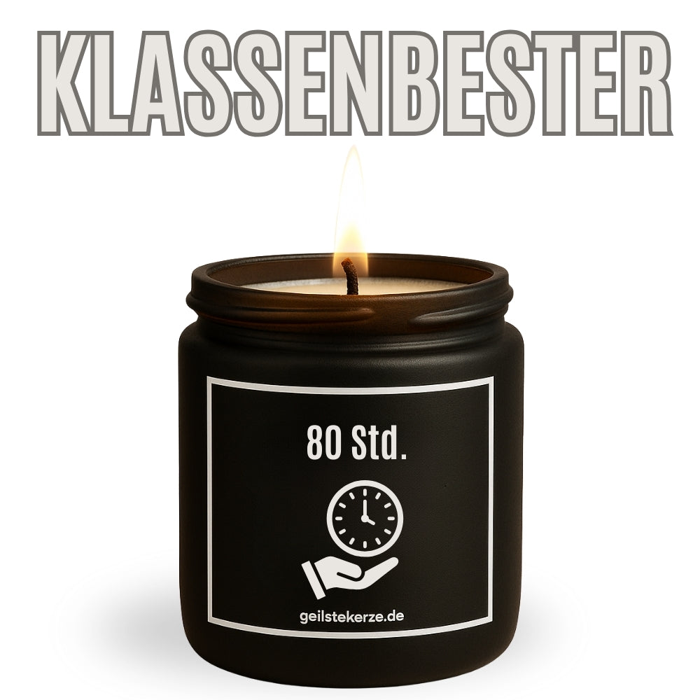 Vegane Bio-Kerze mit Spruch – DIESE KERZE MACHT: SCHÖNER, JÜNGER, GEILER!