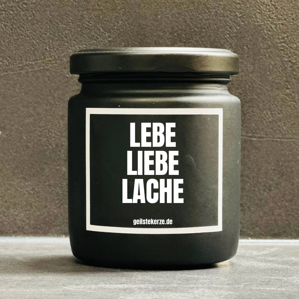 Duftkerze | LEBE LIEBE LACHE