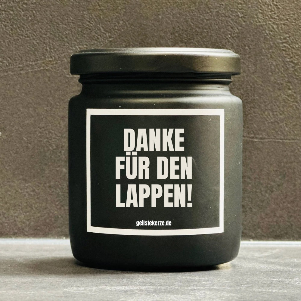 Duftkerze | DANKE FÜR DEN LAPPEN!