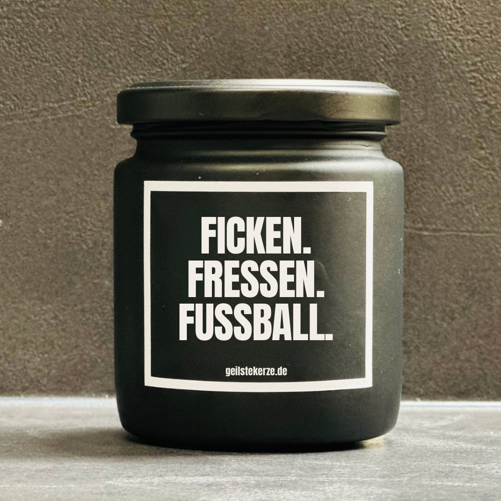 Duftkerze | FICKEN. FRESSEN. FUSSBALL.