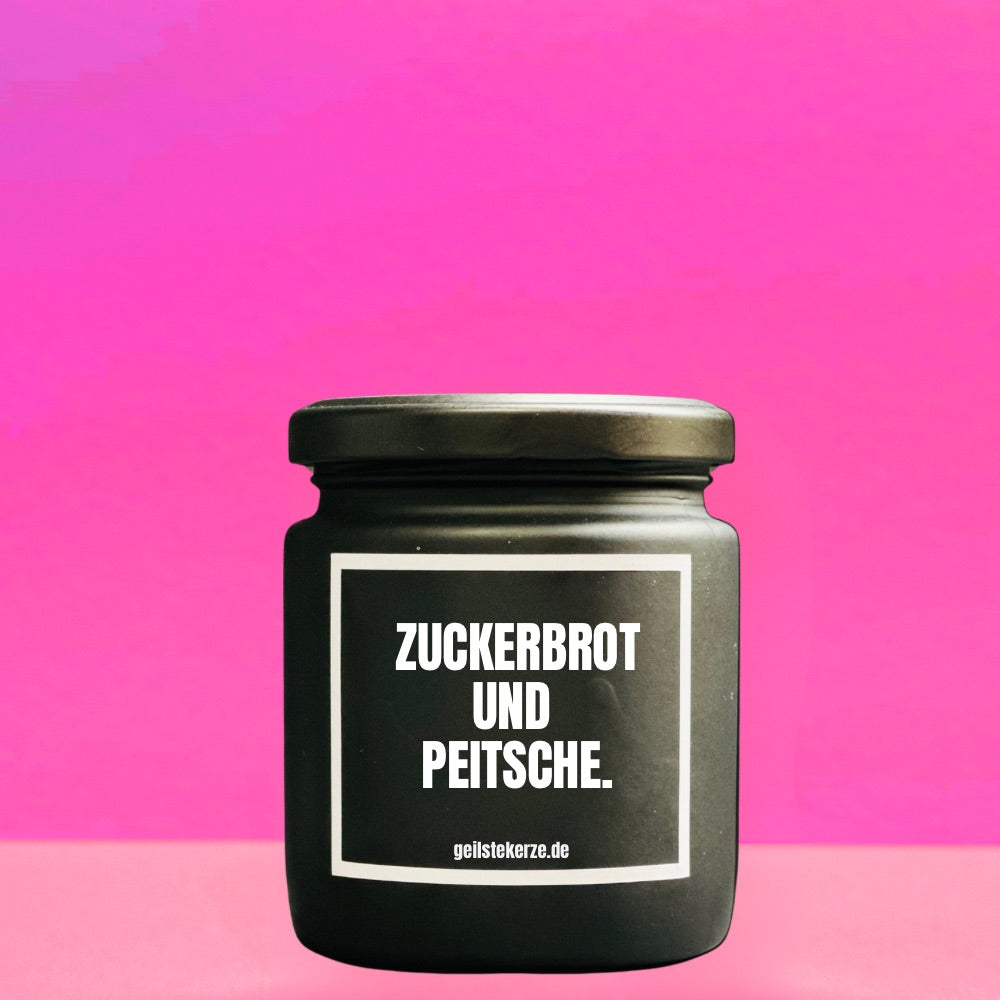 Duftkerze | ZUCKERBROT UND PEITSCHE.