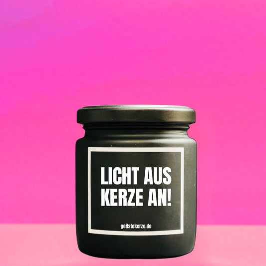 Duftkerze | LICHT AUS KERZE AN!