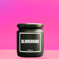 Beste Duftkerze mit lustigem Text Blumenkind