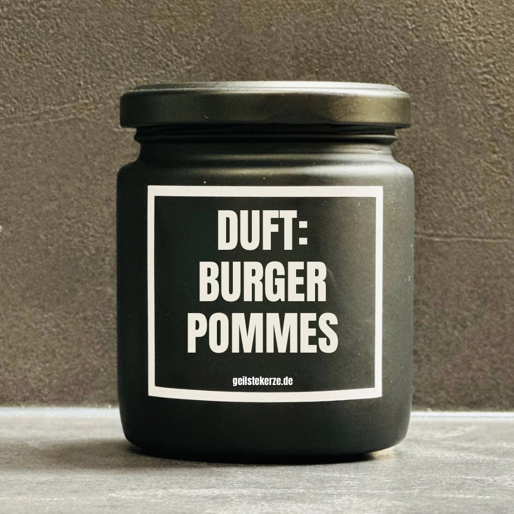 Duftkerze | DUFT: BURGER POMMES