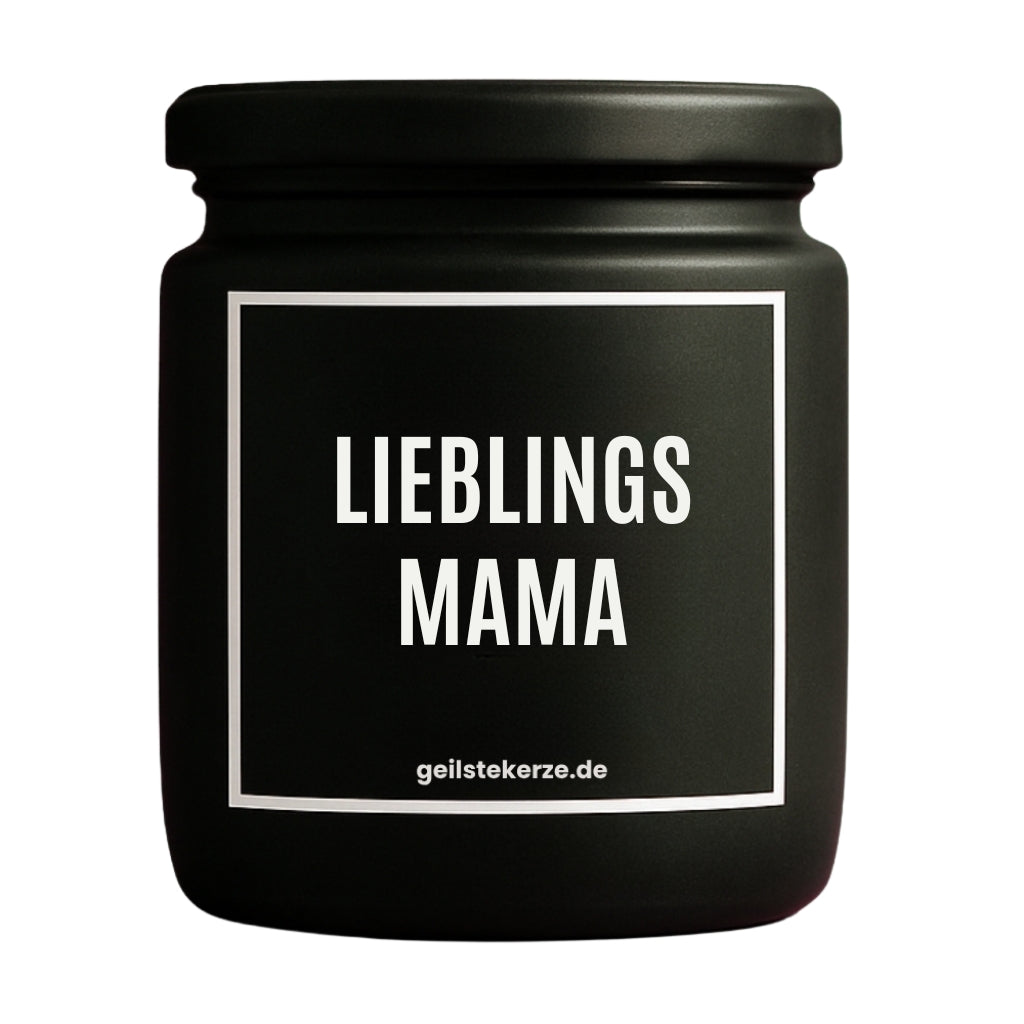 Erste von künstlicher Intelligenz kreierte Vegane Bio-Kerze mit Spruch – LIEBLINGSMAMA Mega lange Brenndauer von 80 Stunde, hochwertige ätherische Öle schaffen beste Duftverteilung. Mit 1400 lustigen Sprüchen perfekt zum Verschenken. Handgemacht in Deutschland von geilstekerze.de -Die beste Duftkerze die du kaufen kannst.