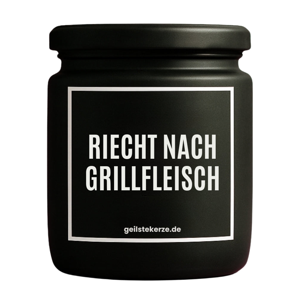 Erste von künstlicher Intelligenz kreierte Vegane Bio-Kerze mit Spruch – RIECHT NACH GRILLFLEISCH Mega lange Brenndauer von 80 Stunde, hochwertige ätherische Öle schaffen beste Duftverteilung. Mit 1400 lustigen Sprüchen perfekt zum Verschenken. Handgemacht in Deutschland von geilstekerze.de -Die beste Duftkerze die du kaufen kannst.