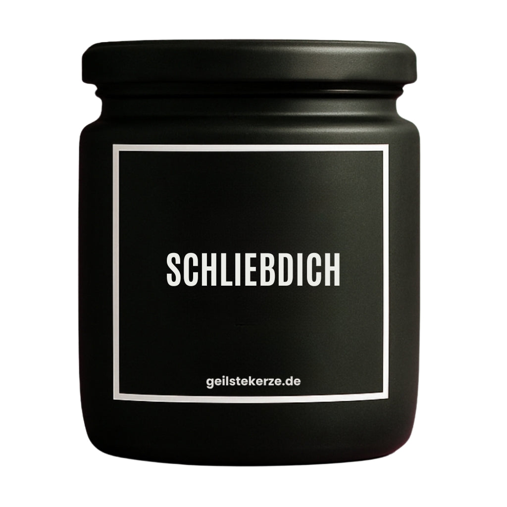Erste von künstlicher Intelligenz kreierte Vegane Bio-Kerze mit Spruch – SCHLIEBDISCH Mega lange Brenndauer von 80 Stunde, hochwertige ätherische Öle schaffen beste Duftverteilung. Mit 1400 lustigen Sprüchen perfekt zum Verschenken. Handgemacht in Deutschland von geilstekerze.de -Die beste Duftkerze die du kaufen kannst.
