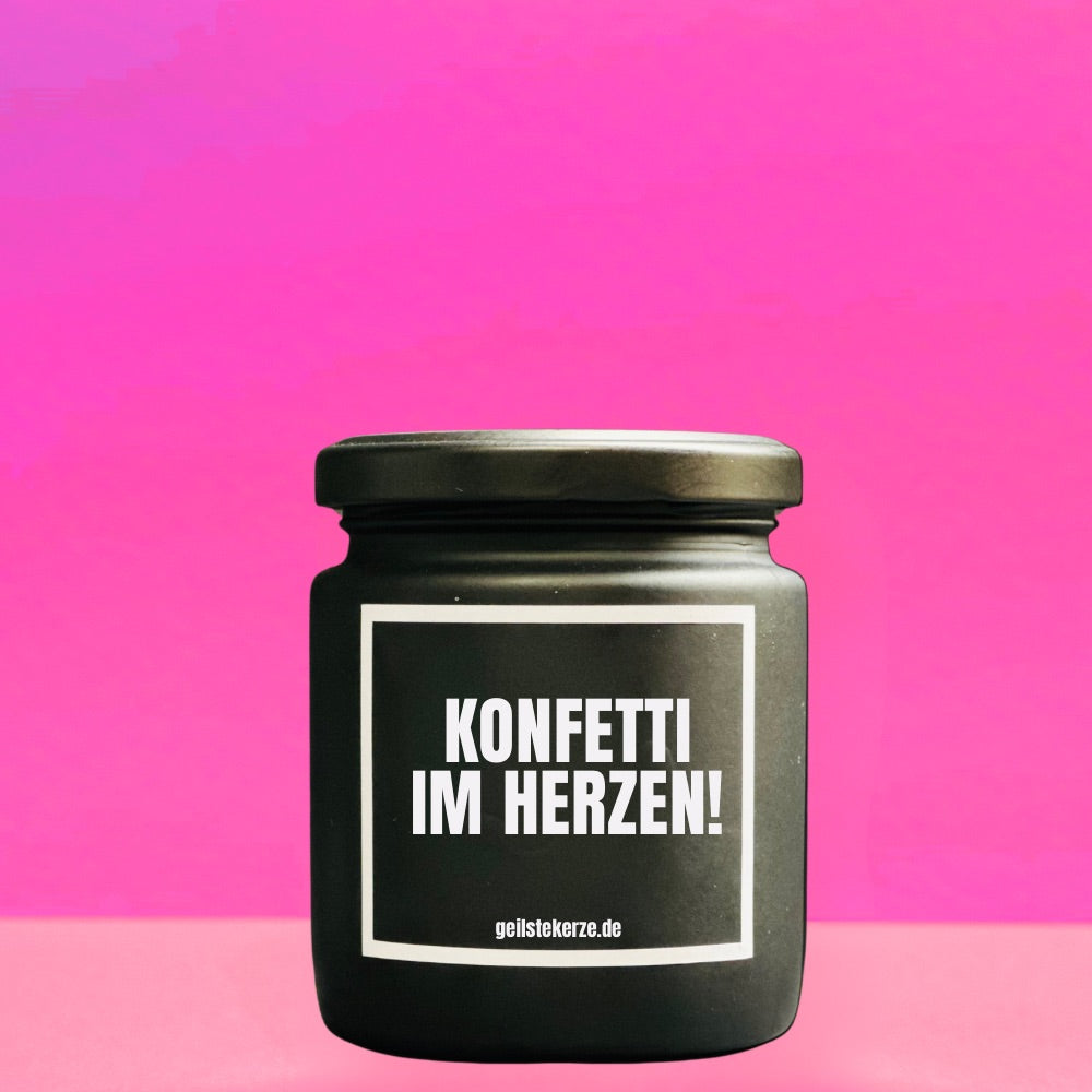 Duftkerze | KONFETTI IM HERZEN!