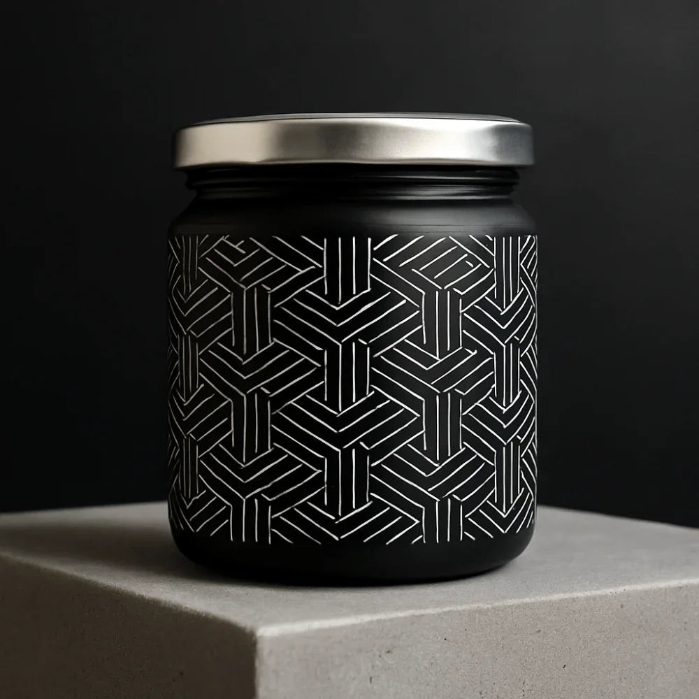 GEMINI Design 6 Zwillinge Sternzeichen Duftkerze – vegane Bio-Duftkerze, KI-Design