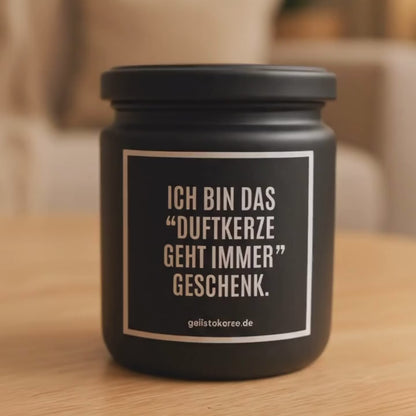 Vegane Bio-Kerze mit Spruch – WEIN! WEIL BÄRCHENPFLASTER NICHT HILFT.