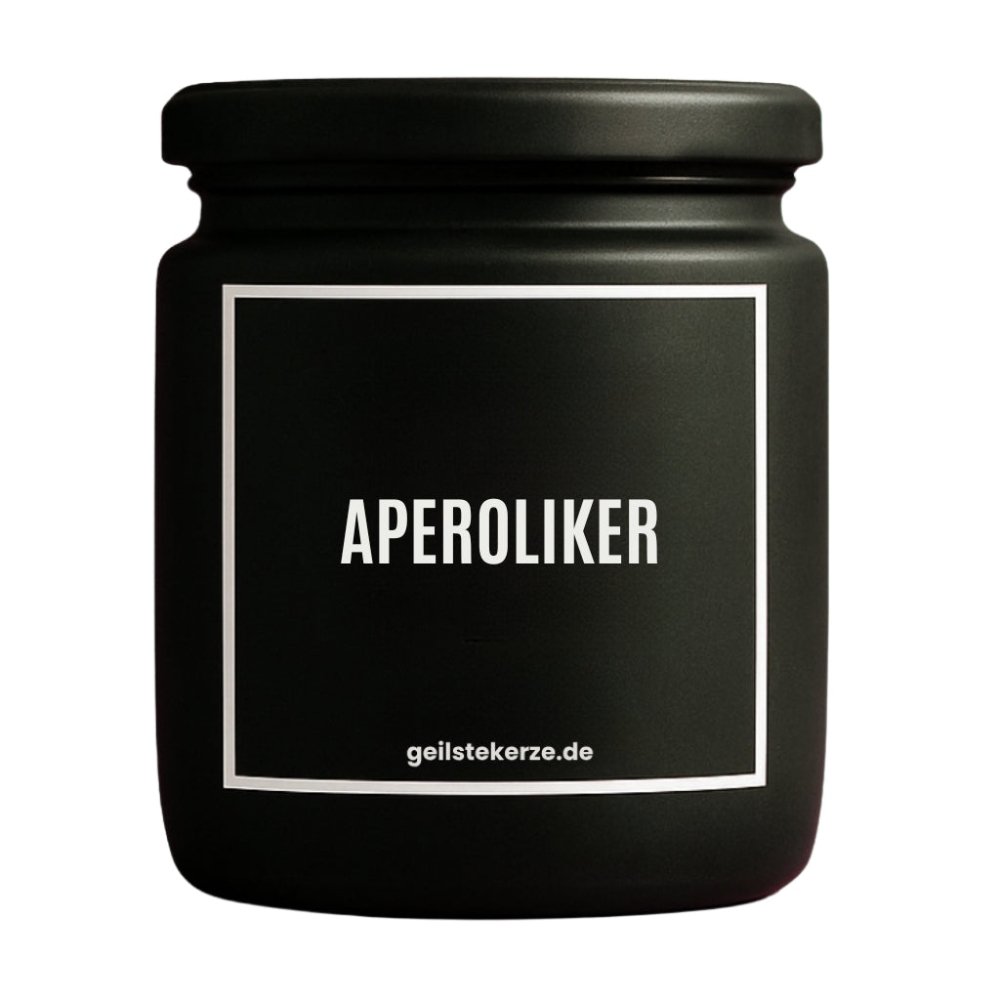 Duftkerze mit Spruch von geilstekerze ist der neue Geschenketrend. Diese witzige Kerze Vegane Bio-Kerze mit Spruch – APEROLIKER brennt mega lange sagenhafte 80 Stunde, hochwertige ätherische Öle schaffen beste Duftverteilung. Mit 1400 lustigen Sprüchen perfekt zum Verschenken. Handgemacht in Deutschland von geilstekerze.de -Die beste Duftkerze die du kaufen kannst.