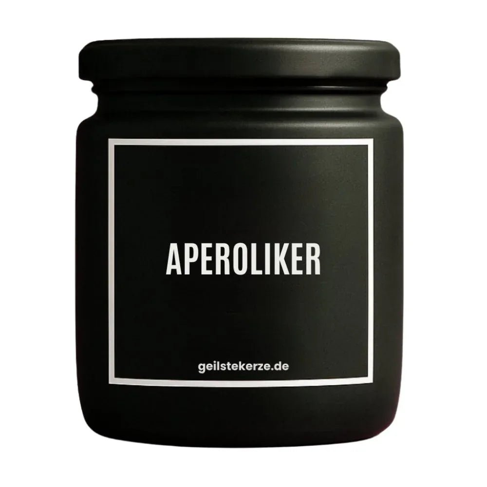 APEROLIKER Duftkerze Detail – weißes Sojawachs, handgemacht