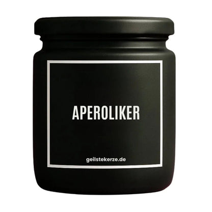 APEROLIKER Duftkerze Detail – weißes Sojawachs, handgemacht
