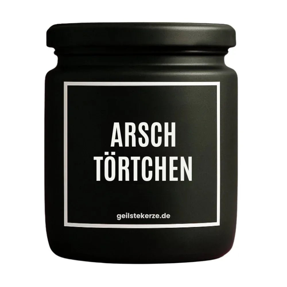 Vegane Bio-Kerze mit Spruch – ARSCHTÖRTCHEN