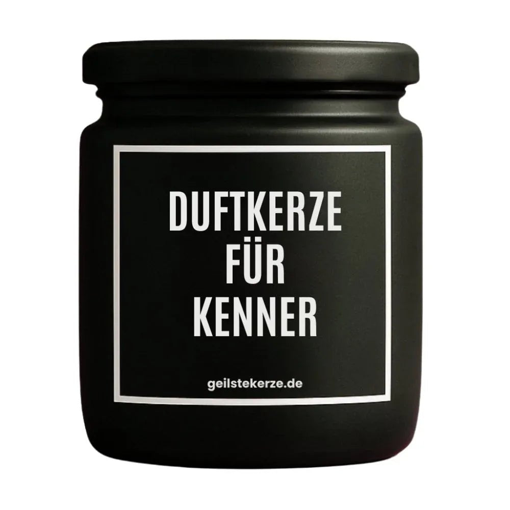 DUFTKERZE FUER KENNER Detail – weißes Sojawachs, handgemacht