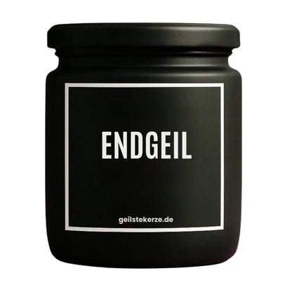 Duftkerze mit Spruch von geilstekerze ist der neue Geschenketrend. Diese witzige Kerze Vegane Bio-Kerze mit Spruch – ENDGEIL brennt mega lange sagenhafte 80 Stunde, hochwertige ätherische Öle schaffen beste Duftverteilung. Mit 1400 lustigen Sprüchen perfekt zum Verschenken. Handgemacht in Deutschland von geilstekerze.de -Die beste Duftkerze die du kaufen kannst.