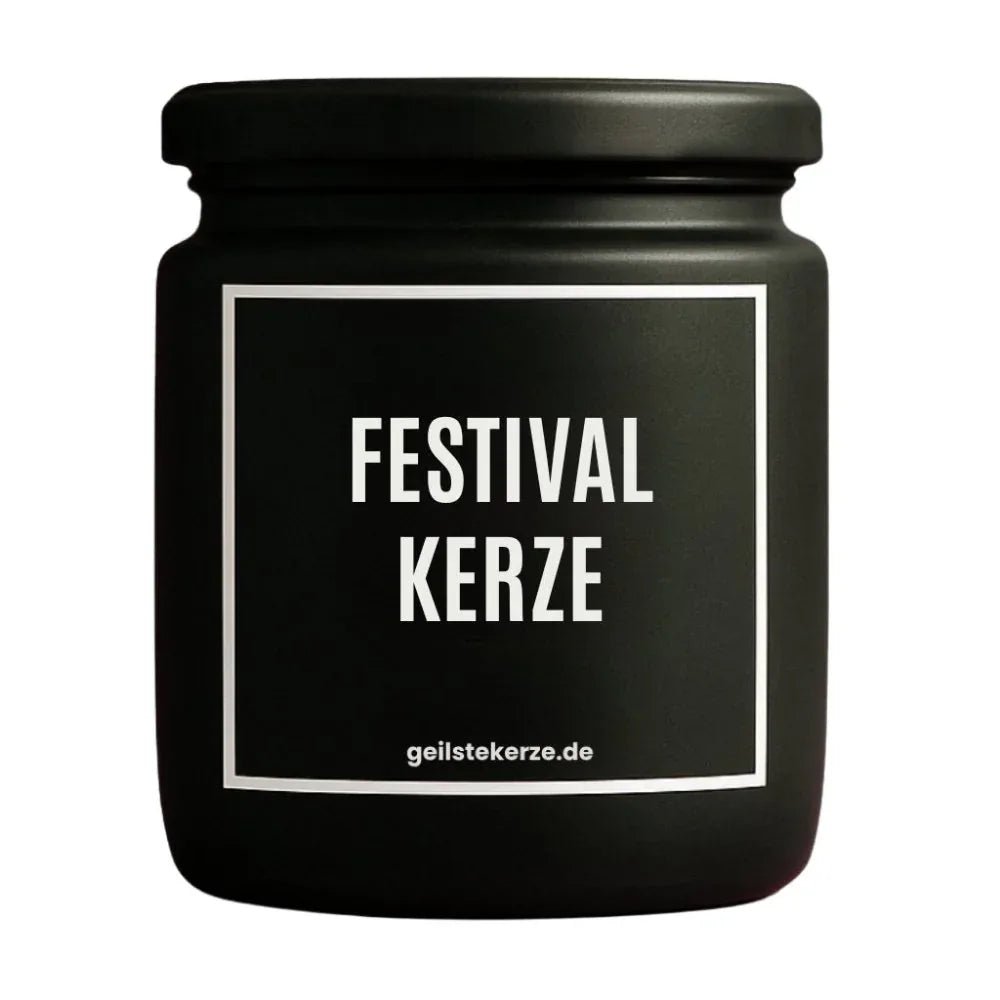 FESTIVALKERZE Duftkerze Detail – weißes Sojawachs, handgemacht