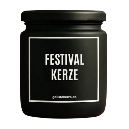 FESTIVALKERZE Duftkerze Detail – weißes Sojawachs, handgemacht