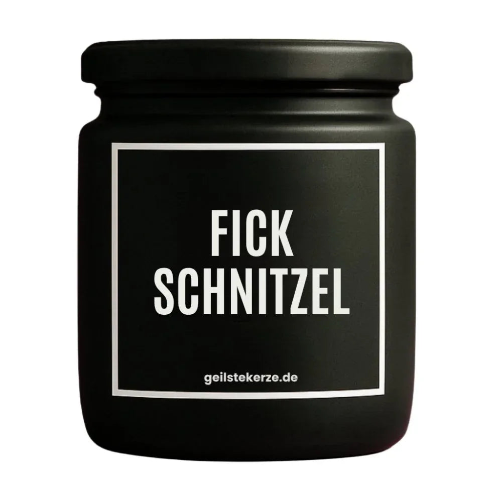 Duftkerze mit Spruch von geilstekerze ist der neue Geschenketrend. Diese witzige Kerze Vegane Bio-Kerze mit Spruch – FICKSCHNITZEL brennt mega lange sagenhafte 80 Stunde, hochwertige ätherische Öle schaffen beste Duftverteilung. Mit 1400 lustigen Sprüchen perfekt zum Verschenken. Handgemacht in Deutschland von geilstekerze.de -Die beste Duftkerze die du kaufen kannst.