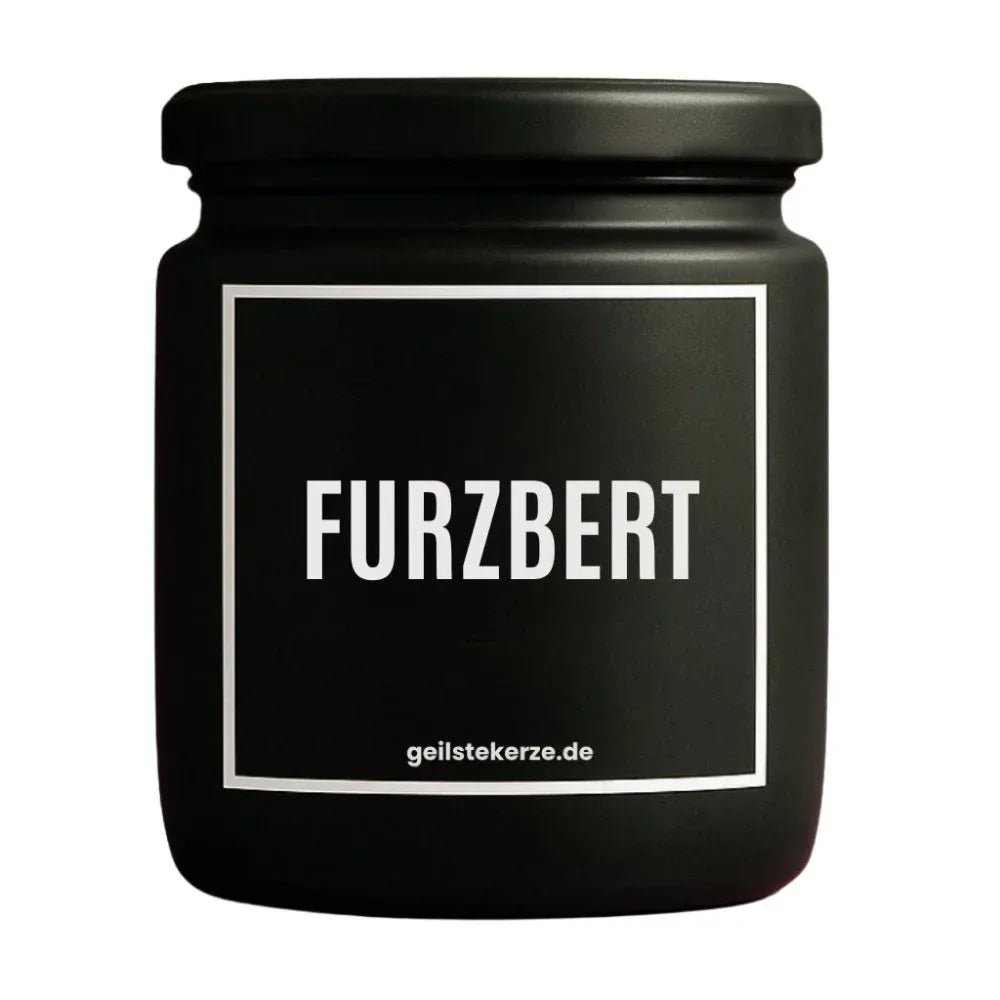 Vegane Bio-Kerze mit Spruch – FURZBERT