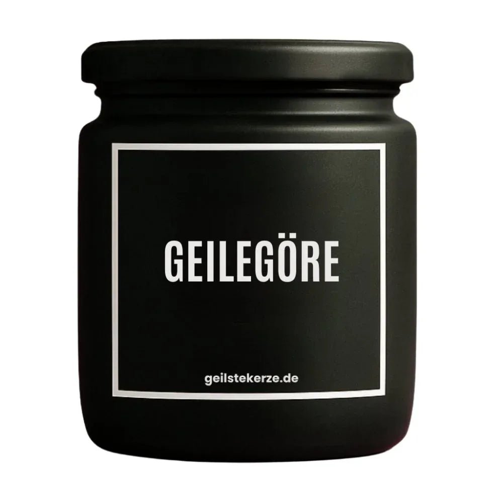 Vegane Bio-Kerze mit Spruch – GEILEGÖRE