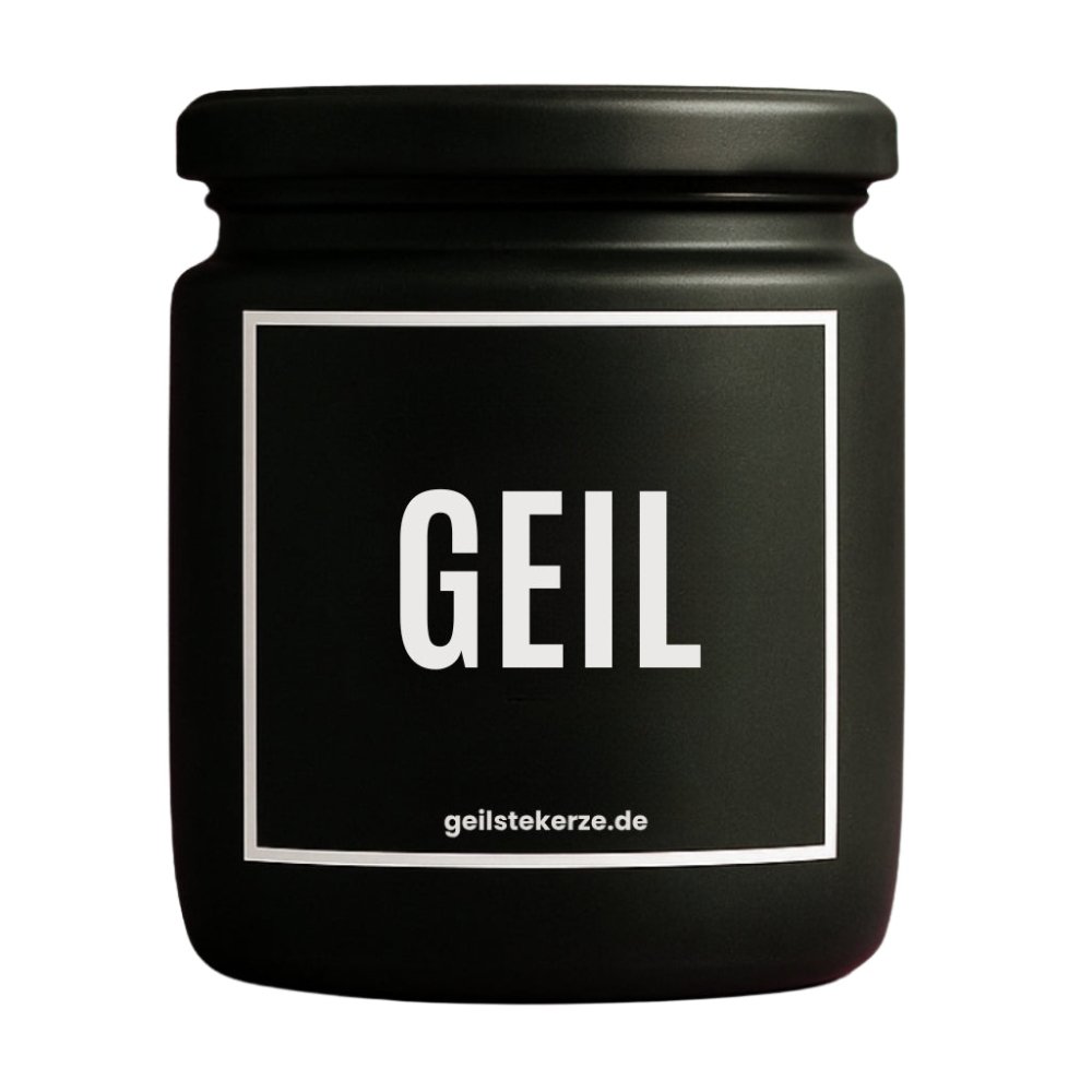 Duftkerze mit Spruch von geilstekerze ist der neue Geschenketrend. Diese witzige Kerze Vegane Bio-Kerze mit Spruch – GEIL brennt mega lange sagenhafte 80 Stunde, hochwertige ätherische Öle schaffen beste Duftverteilung. Mit 1400 lustigen Sprüchen perfekt zum Verschenken. Handgemacht in Deutschland von geilstekerze.de -Die beste Duftkerze die du kaufen kannst.