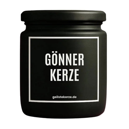 GÖNNERKERZE Duftkerze Detail – weißes Sojawachs, handgemacht, geilstekerze.de