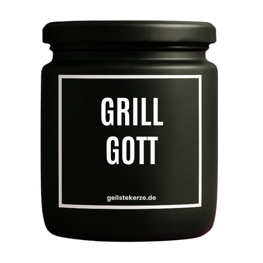 Duftkerze mit Spruch von geilstekerze ist der neue Geschenketrend. Diese witzige Kerze Vegane Bio-Kerze mit Spruch – GRILLGOTT brennt mega lange sagenhafte 80 Stunde, hochwertige ätherische Öle schaffen beste Duftverteilung. Mit 1400 lustigen Sprüchen perfekt zum Verschenken. Handgemacht in Deutschland von geilstekerze.de -Die beste Duftkerze die du kaufen kannst.