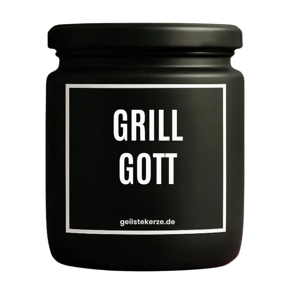 Vegane Bio-Kerze mit Spruch – GRILLGOTT