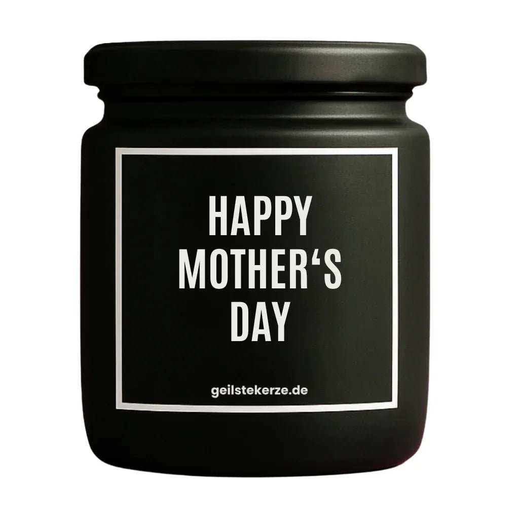 Vegane Bio-Kerze mit Spruch – HAPPY MOTHER‘S DAY