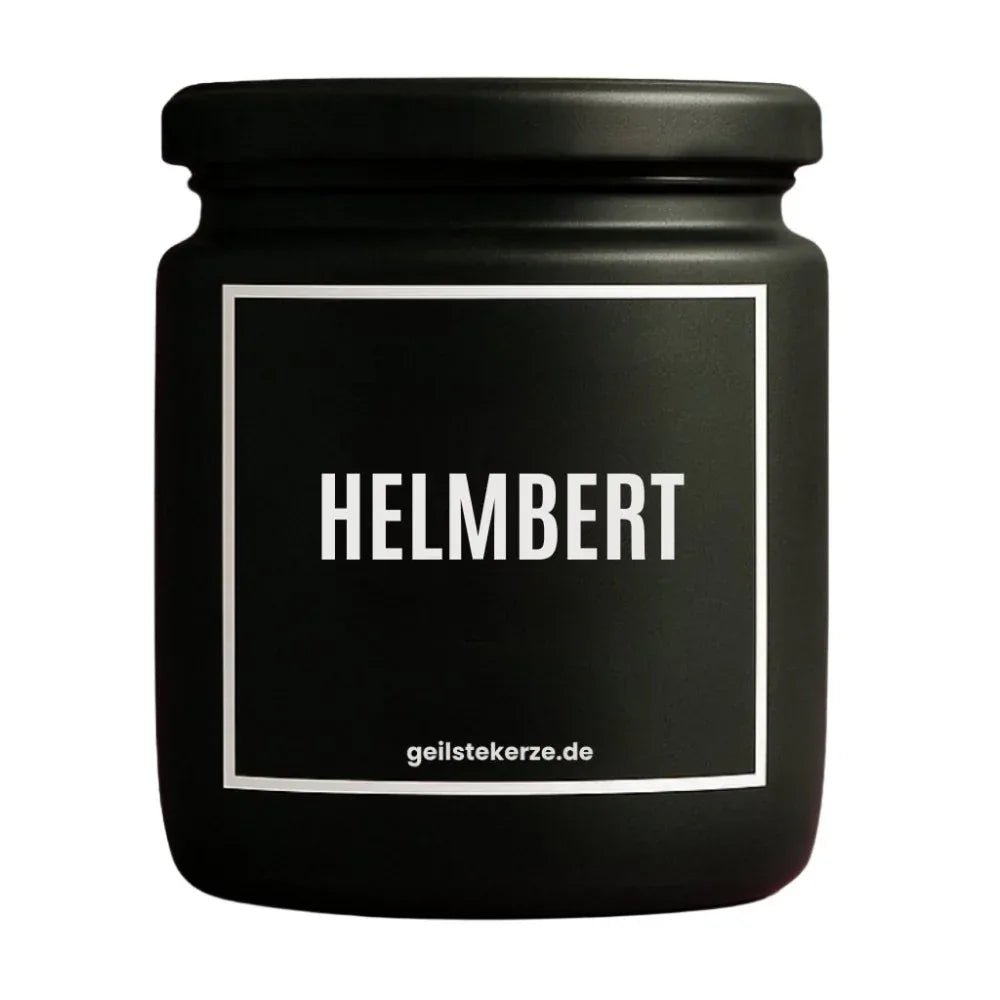 Vegane Bio-Kerze mit Spruch – HELMBERT