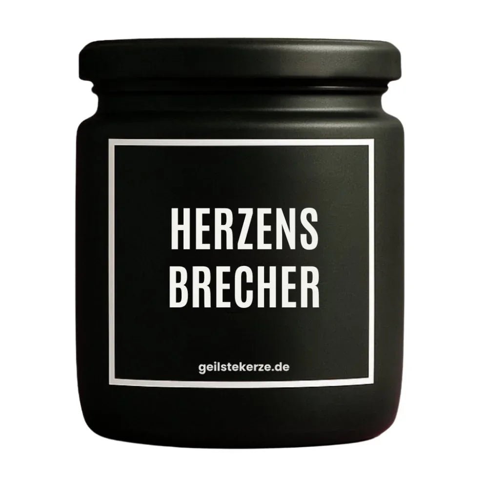 Vegane Bio-Kerze mit Spruch – HERZENSBRECHER