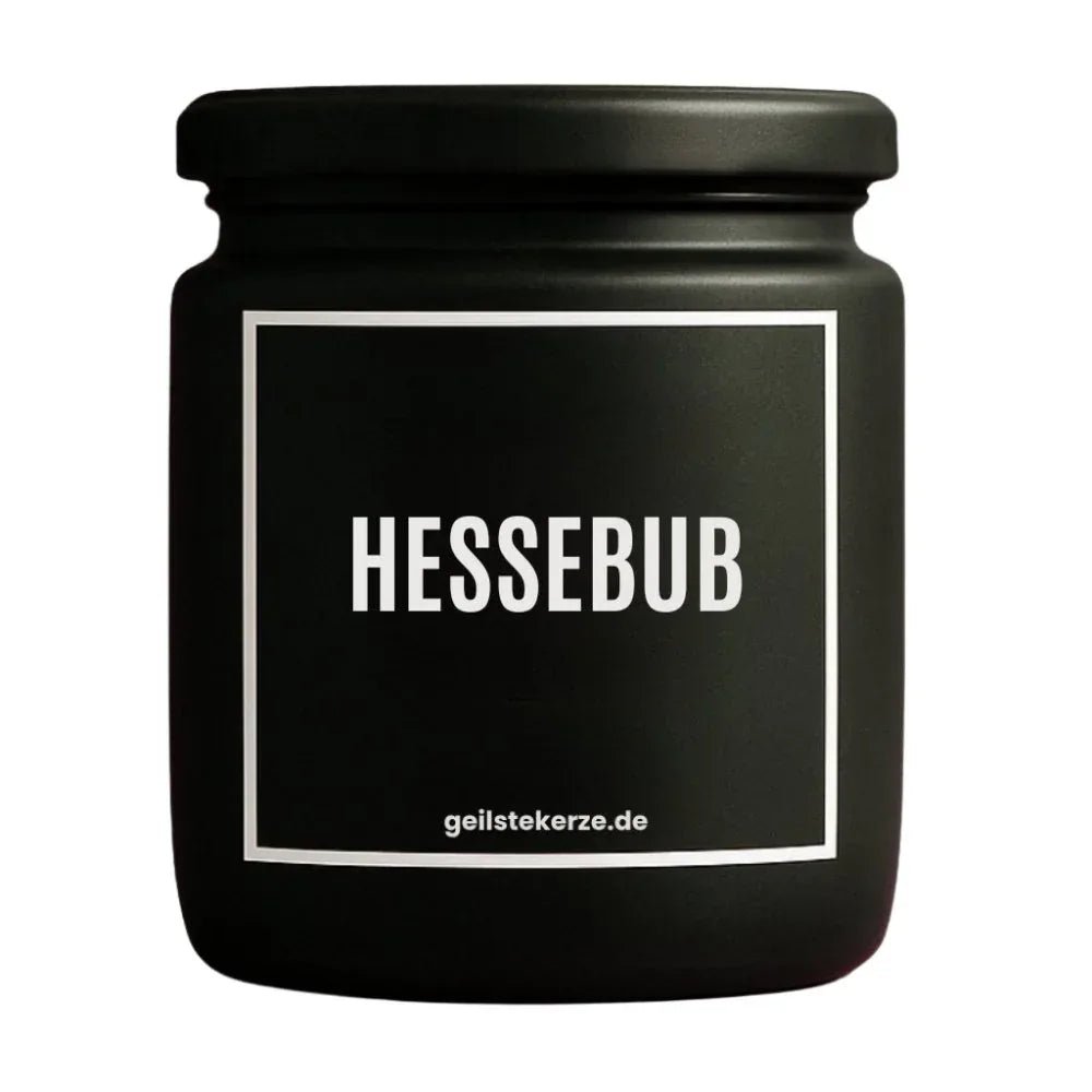 Vegane Bio-Kerze mit Spruch – HESSEBUB