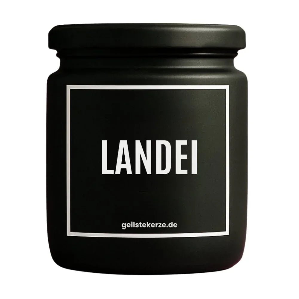 Vegane Bio-Kerze mit Spruch – LANDEI