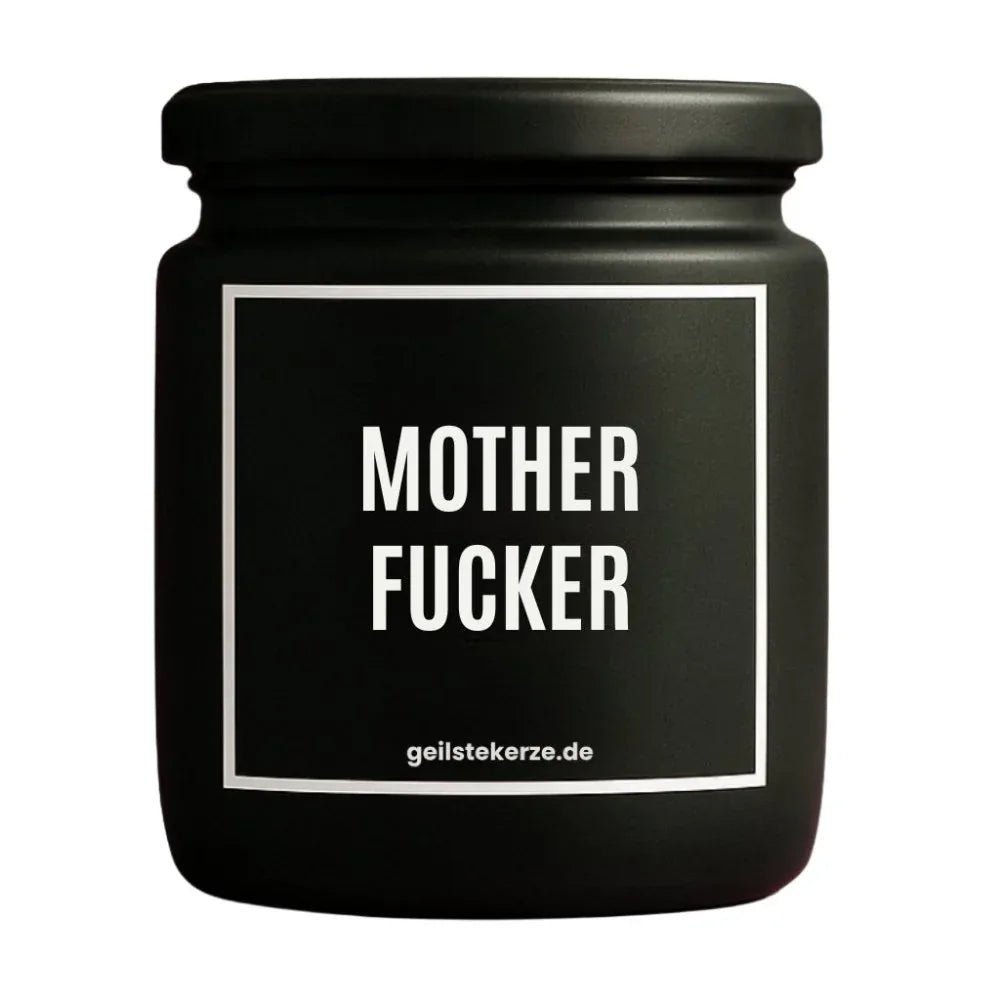 Vegane Bio-Kerze mit Spruch – MOTHERFUCKER