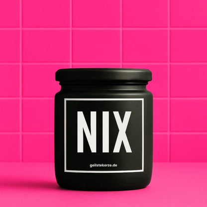 Duftkerze mit Spruch von geilstekerze ist der neue Geschenketrend. Diese witzige Kerze Vegane Bio-Kerze mit Spruch – NIX brennt mega lange sagenhafte 80 Stunde, hochwertige ätherische Öle schaffen beste Duftverteilung. Mit 1400 lustigen Sprüchen perfekt zum Verschenken. Handgemacht in Deutschland von geilstekerze.de -Die beste Duftkerze die du kaufen kannst.