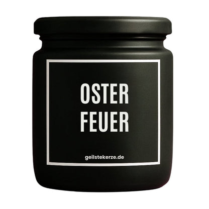 Duftkerze mit Spruch von geilstekerze ist der neue Geschenketrend. Diese witzige Kerze Vegane Bio-Kerze mit Spruch – OSTERFEUER brennt mega lange sagenhafte 80 Stunde, hochwertige ätherische Öle schaffen beste Duftverteilung. Mit 1400 lustigen Sprüchen perfekt zum Verschenken. Handgemacht in Deutschland von geilstekerze.de -Die beste Duftkerze die du kaufen kannst.