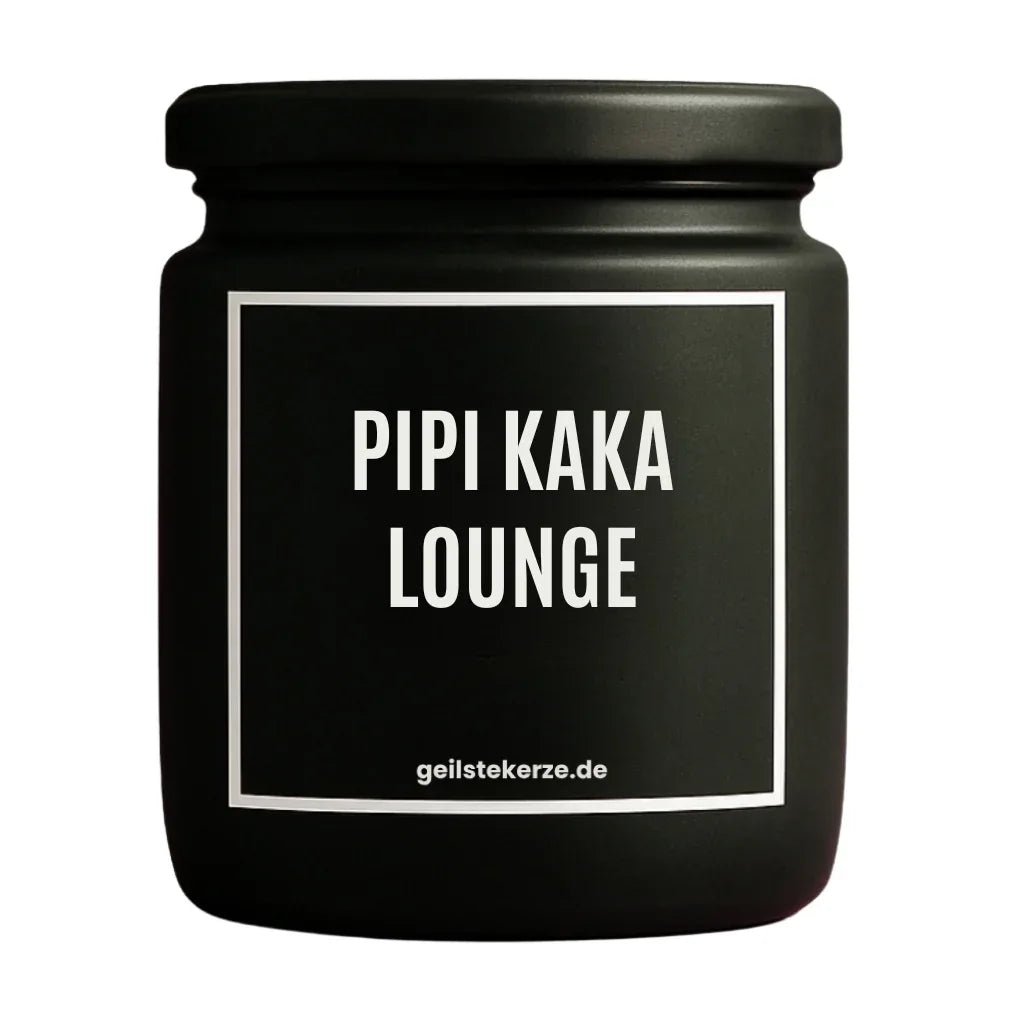 PIPI KAKA LOUNGE Duftkerze Detail – weißes Sojawachs, handgemacht
