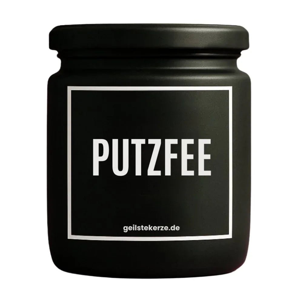Vegane Bio-Kerze mit Spruch – PUTZFEE