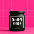 Vegane Bio-Kerze mit Spruch – SCHOPPEPETZER