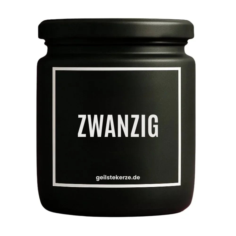 Duftkerze mit Spruch von geilstekerze ist der neue Geschenketrend. Diese witzige Kerze Vegane Bio-Kerze mit Spruch – ZWANZIG brennt mega lange sagenhafte 80 Stunde, hochwertige ätherische Öle schaffen beste Duftverteilung. Mit 1400 lustigen Sprüchen perfekt zum Verschenken. Handgemacht in Deutschland von geilstekerze.de -Die beste Duftkerze die du kaufen kannst.